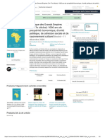 L'Afrique Des Grands Empires (7e-17e Siècles) : 1000 Ans de Prospérité Économique, D'unité Politique, de Cohésion Sociale Et de Rayonnement Culturel