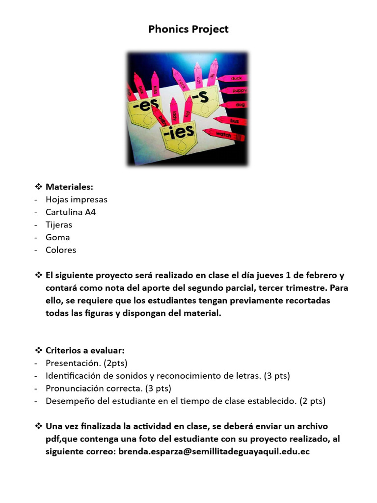 Proyecto de Fonética en Clase | PDF