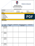 PLANIFICACIÒN SEGUNDO TRIMESTRE Varios