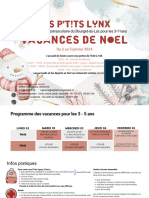 Programme Noel 2024