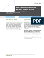 The Forrester Wave™ - Multimodal Predictive Analytics and Machine Learning, Q3 2020