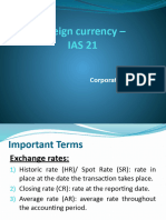 Foreign Currency IAS 21