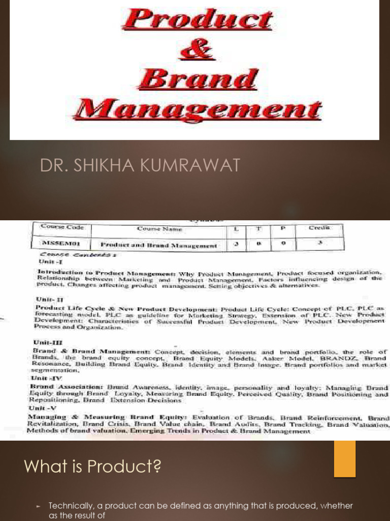 Understanding Product Management Essentials | PDF | Brand | Product ...