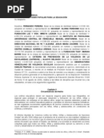 Consulta al Ministerio Educación en materia de  Disciplina Escolar (Septiembre de 2011)