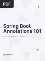 Spring Boot Annotations