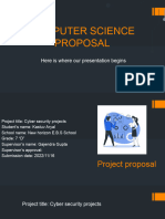 Computer Science Proposal (Kastuv)