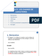 Chapitre 5 - Les Chaines de caracteres-ASD-ULS-2013-2014