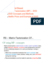 Chapter4 - Web Based Personalization Systems - Part3 - Collaborative Filtering - SVD