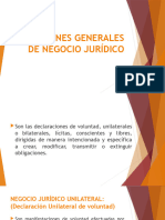 Negocios Jurídicos Unilaterales (Semana 3)