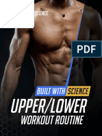 Built With Science Upper-Lower Workout Routine (2024)