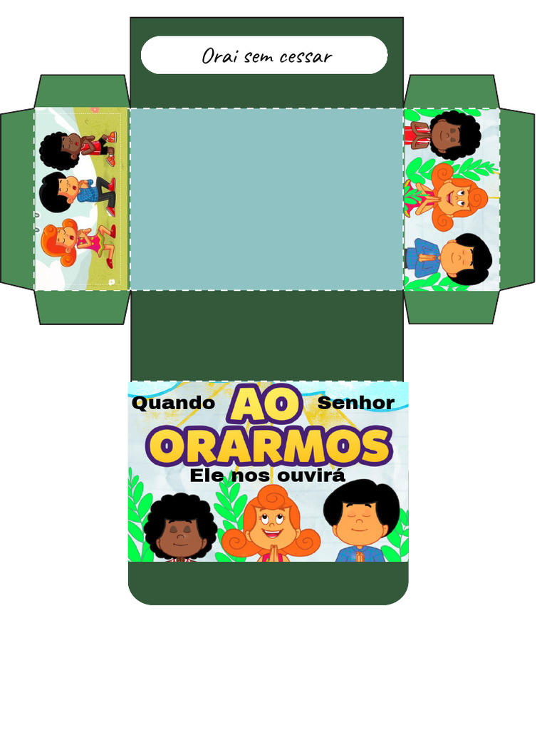 Caixinha de Oração Infantil para Imprimir | PDF