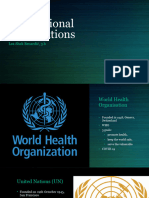 International Organisations