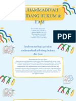 Kemuhammadiyahan Dibidang Hukum & Ham - Kel 3