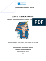 Egipto, Terra de Faraós - Trabalho