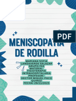 Meniscopatia de Rodilla