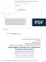 (PDF) Understanding Copyright Laws - Infringement, Protection and Exceptions