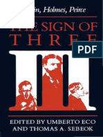 (Advances in Semiotics) Umberto Eco and Thomas A. Sebeok (Editors) - The Sign of Three - Dupin, Holmes, Peirce-Indiana University Press (1983)
