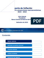 Reporte de Inflacion Setiembre 2023 Presentacion