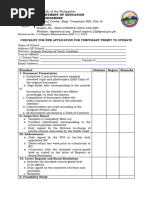 TPO and GR Checklist