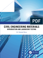 Civil Engineering Materials Introduction and Laboratory Testing