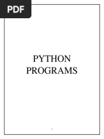 Practical Record 2 PYTHON AND SQL PROGRAMS - 2023