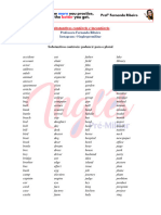 Lista de Substantivos Contáveis e Incontáveis FERNANDA RIBEIRO