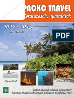 PROKO Travel 2012-2013 Tél-Tavasz Katalógus