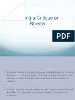 Guide Critique Paper