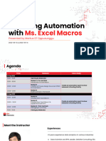 Ms. Excel Macros Slide Deck