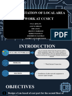 Colloquium - Implementation of Lan at Ccsict