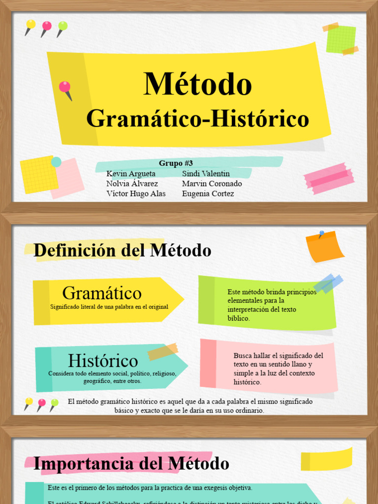 Método Gramático-Histórico en Exégesis | PDF | Gramática | Lenguaje hebreo
