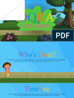 Dora The Explorer Template