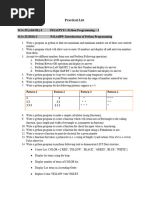 Practical List Python