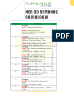 Planner Sociologia - 39 Semanas