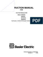 Basler Electric Voltage Regulator 1256-990 Rev F