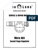 Aqualung Micra Adj Service Manual