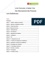 Regulamento Prémio Cartaz 3 de Dezembro - Índice Acessível