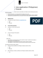 Checklist Visa Visit Family Friends Sep 2021