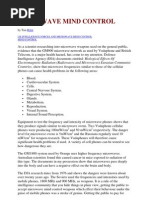 Tim Rifat - Microwave Mind Control - Microwave Weapons