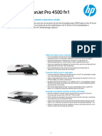 Escáner HP Scanjet Pro 4500 Fn1: Sólido Envío Digital, Incluso A Dispositivos Móviles