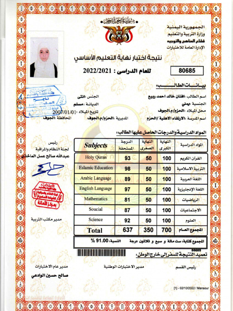 AFNAN Certification | PDF