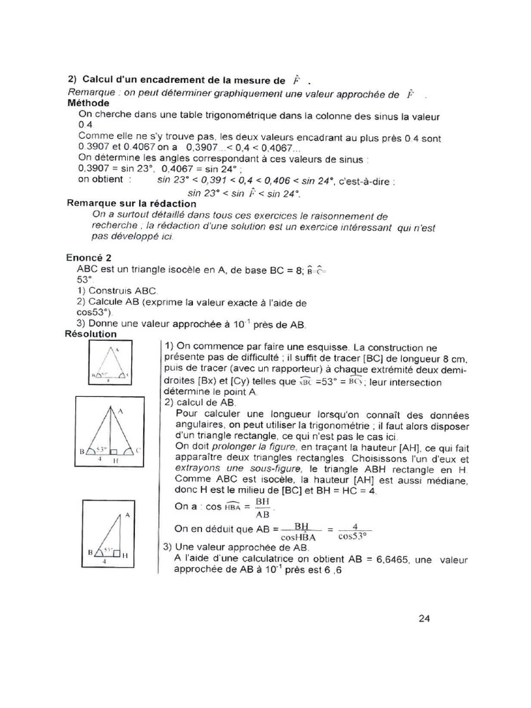 Infp Fonctions Trigonometriques