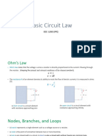 Basic Circuit Law