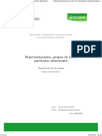 Representaciones, Grupos de Lie y Partículas Elementales - TFG - Javier - Prieto