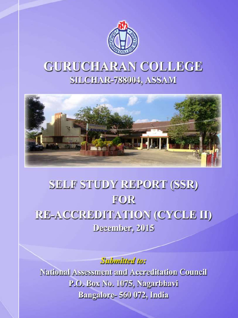Gurucharan College NAAC Self Study Report | PDF | Curriculum | Doctor ...