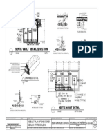 Septic Vault Detailed Section: Drainfield Detail
