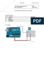 Measurement of Humidity and Temperature Using DHT11