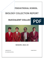 Biology Collection Report: Doon International School