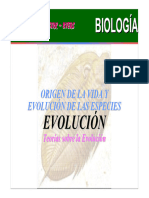 03 EVOLUCIÓN - Teorías Sobre La Evolución