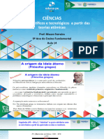 9 Ano - Aula 14 - CIÊNCIAS - Teoria Atômica 18.06.2021